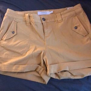 Torrid shorts mustard yellow